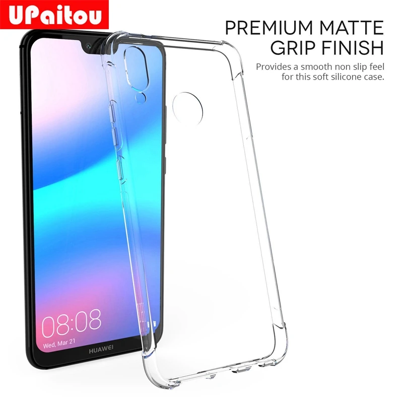UPaitou противоударный Прозрачный чехол для OPPO A9 A5 2020 Realme 5 3 2 Pro прозрачный мягкий ТПУ