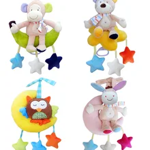 Игрушка детская музыка переносные детские погремушки Игрушки для малышей Рождественская кроватка Игрушки для малышей мягкая кровать колокольчик животное музыкальный Монтессори Мобильная крыса