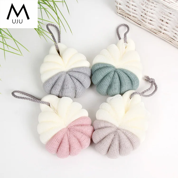 Manufacturers Direct Selling Mixed Colors Turtle Ball Mesh Sponge Simple Durable Wholesale New Style Conveniently Placed Loofah