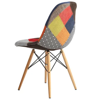 

Creative Nordic dining chair reception to discuss living room chair modern minimalist home cloth solid wood chair
