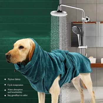 

Dog Bathrobe Pet Towel Super Absorbent Drying Towel Microfiber Dogs Bath Towels Quick-Drying Cat Bath Towel Pets Clothes