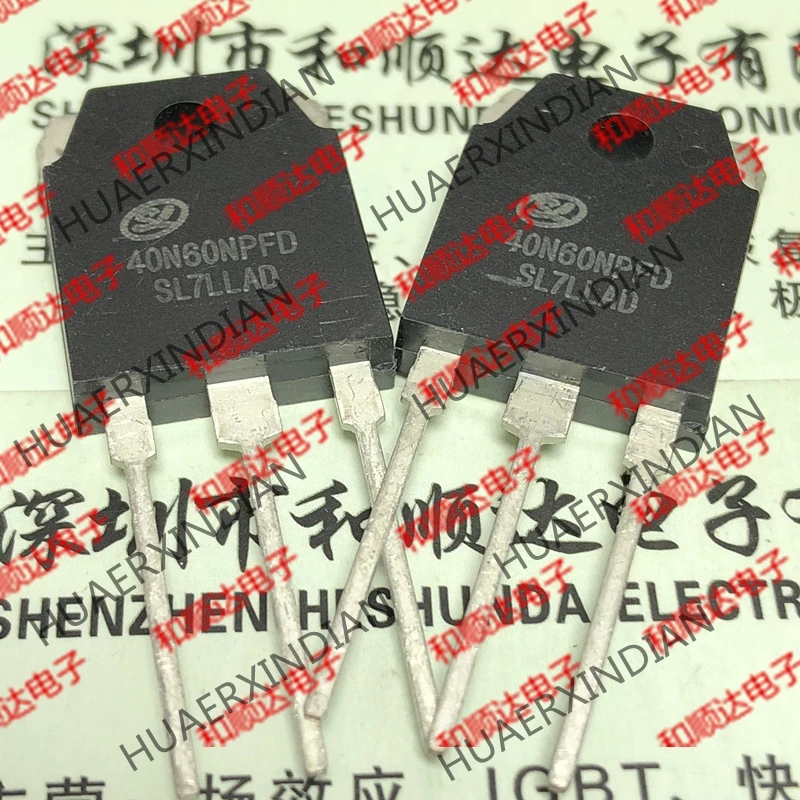 5 шт., новые оригинальные кнопки 40N60NPFD TO-3P 600V 40A на