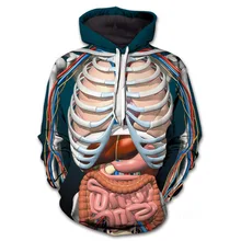 

Spring and Autumn Men's Hoodie Body Structure Beer 3D Printing Women's Sweatshirt Loose Oversized Pullover