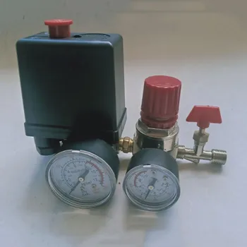 

air compressor pressure switch control valve Air compressor air pump adjustable air regulator valves 4 hole switch Zinc alloy