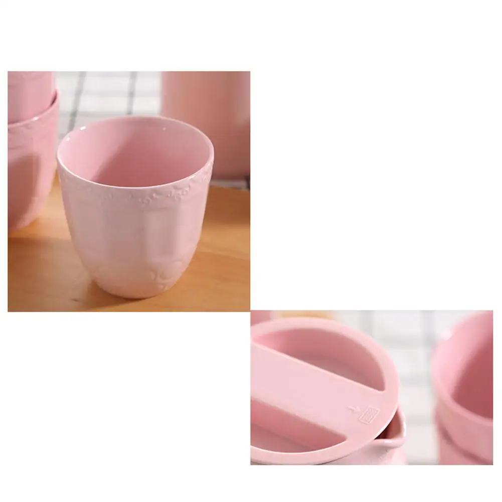 DishyKooker 5 шт., керамический чайник с тиснением+ чашки, вареный чайник, набор