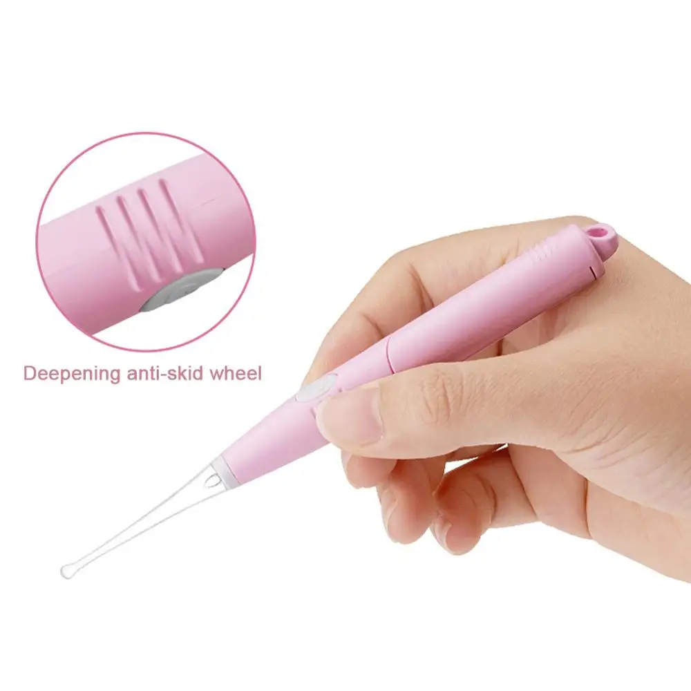 Baby Ear Cleaner Luminous Wax Removal Tool Flashlight Earpick Earwax Remover Curette Light Spoon