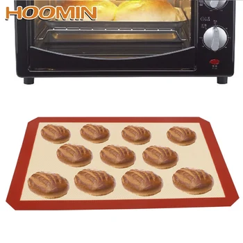

Large Size Silicone Baking Mat Glass Fibe Rolling Dough Mat for Cake Cookie Macaron Non-Stick Silicone Baking Pad Bakeware