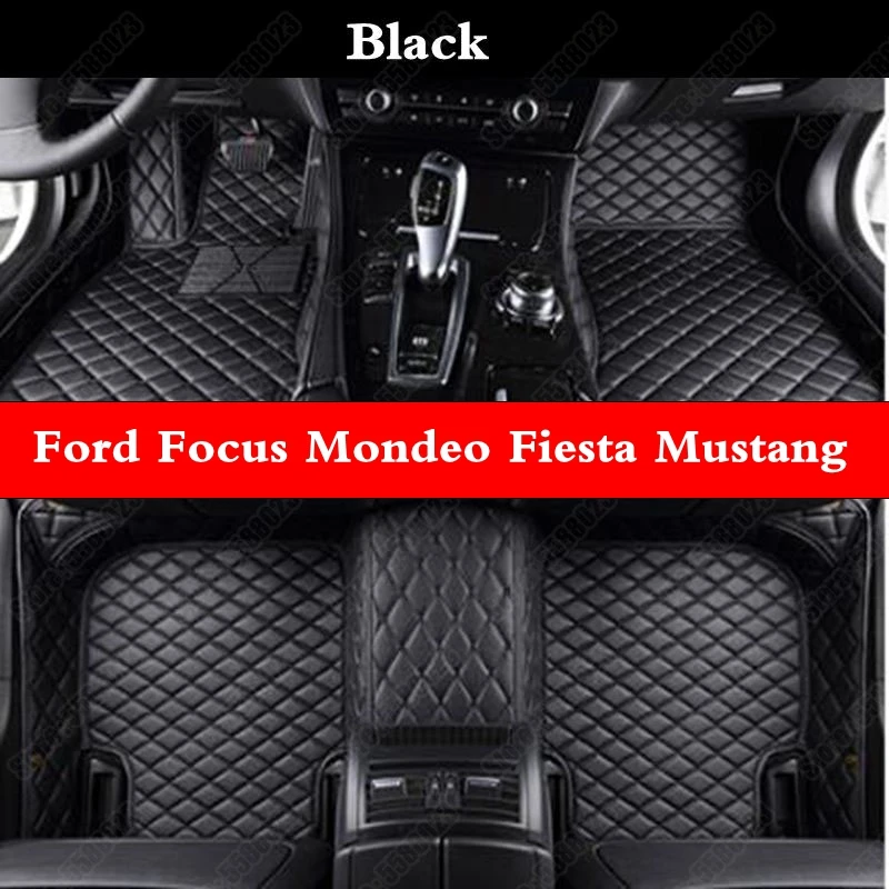 Автомобильные коврики на заказ Ford Focus Mondeo Fiesta Mustang S max кожа всепогодный