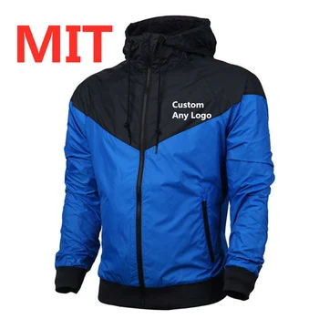 

MIT Man Colfortable Classic Hoody For Men's Patchwork Jacket Men Zip Pocket Hip Hop Coats Man Harajuku Long Sleeve Thin Outwear