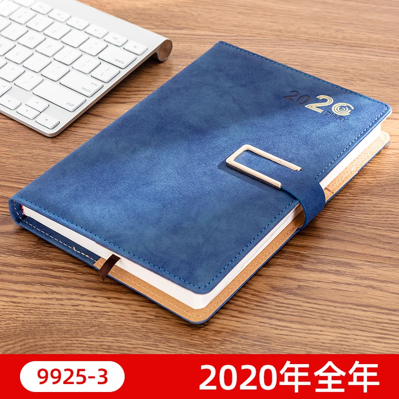 One Day One Page Schedule Notebook A5 Work Plan Book 365 Time Management 1PCS - Цвет: Красный