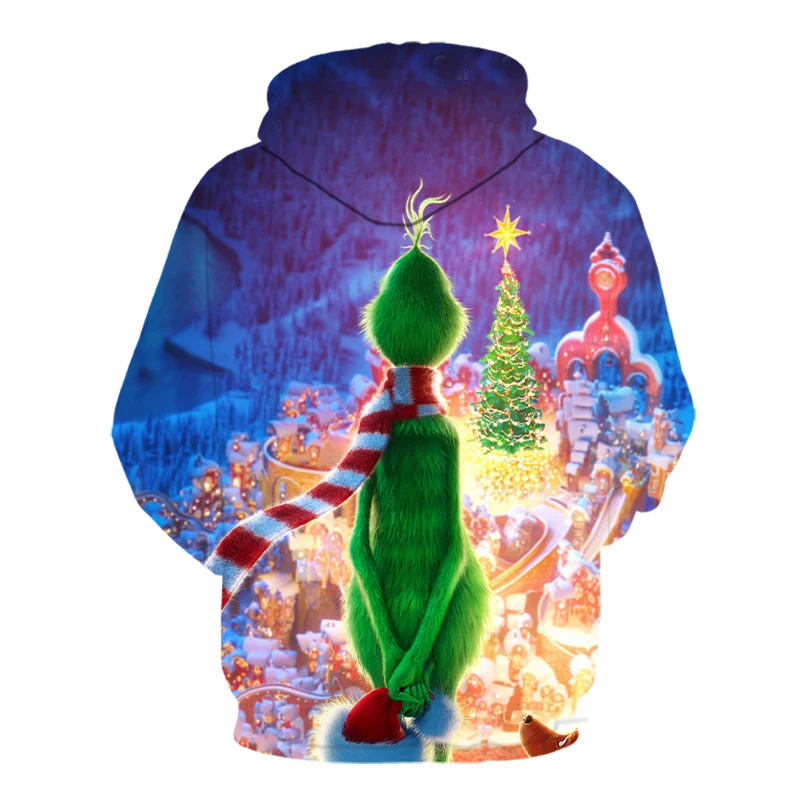 GRINCH/3D Modis Infantil Roupa Menina Moletom; детская одежда; детская толстовка с капюшоном для маленьких девочек и мальчиков; Menino Moleton Bluzy Chlopiece