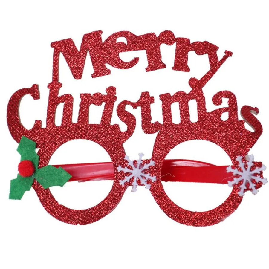 Christmas cartoon glasses decoration Christmas decoration adult children cartoon party glasses frame rich atmosphere 30A15 (15)