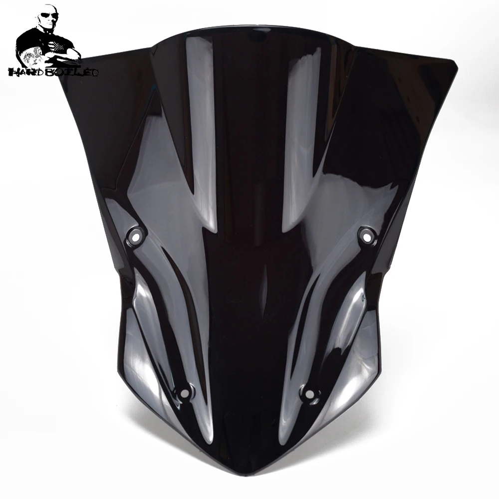 Motorcycle Accessories High Quality Windshield Windscreens Air Wind Deflector MOTO For Kawasaki Z900 Z 900 2017 2018 black (5)