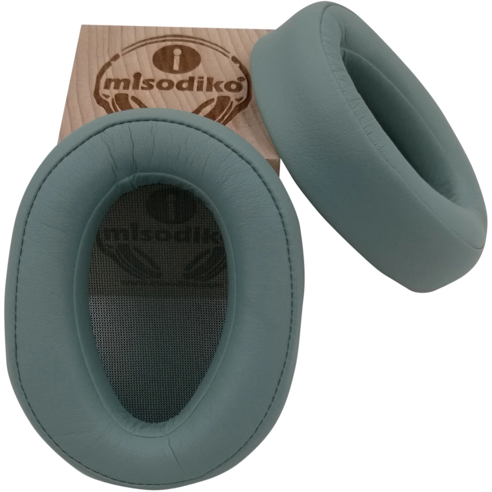 misodiko Replacement Cushions Ear Pads- for Sony MDR-100A MDR-100AAP/ h.ear on 2 MDR-H600A, Headphones Repair Parts Earpads Cup - Цвет: Мятного цвета