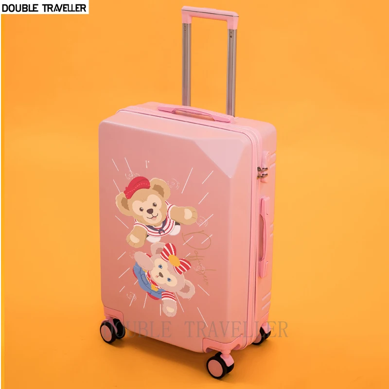 Maleta de rosa para niños, mujeres y niñas, equipaje con ruedas con carcasa de dibujos animados, NUEVO Bolso de moda, funda de transporte de 20 pulgadas - AliExpress Maletas y bolsas