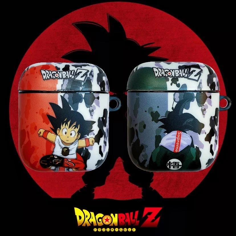 Чехол для наушников Airpods 1/2 чехол Son Goku Dragon Ball Аниме мягкий Apple Air Pods Earpods защитный