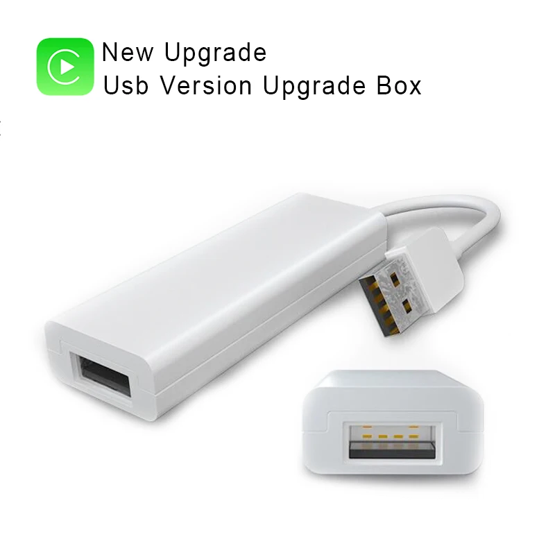 Белый Carlinkit USB Smart Link Mini USB Carplay Stick с Android Авто gps навигационный плеер для Apple CarPlay Dongle Android адаптер - Название цвета: Белый