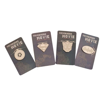 

Creative stationery Captain America Superman League of Legends cartoon modeling metal hollow bookmarks