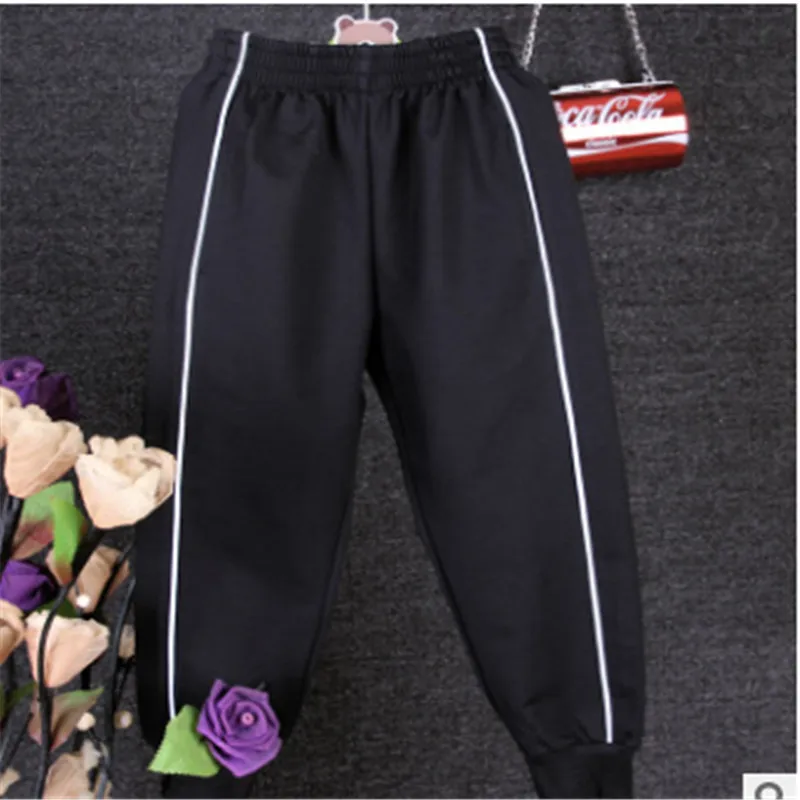 Pants 2 Комплекты одежды для детей весенне-осенние комплекты для маленьких мальчиков в стиле хип-хоп Спортивная одежда для мальчиков, комплект из 2 предметов, детская повседневная одежда с принтом буквы - Цвет: Pants 2