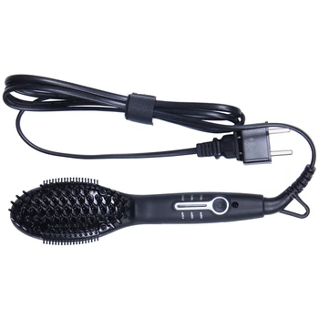 

Professional Steam Hair Straightener Brush Mini Negative Air Ions Hair Comb Tourmaline Nano Ceramic Electric Hair Straight Brush