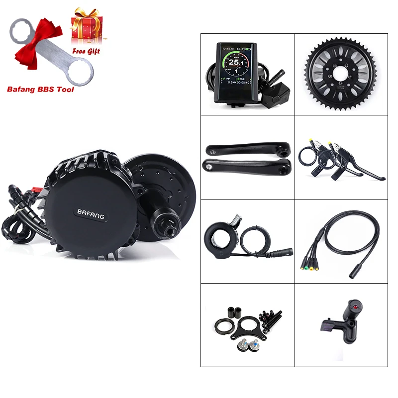 

Bafang 48V 1000W 68MM BBS03 BBSHD Mid Drive Motor Electric Bike Conversion Kit for DIY E bike Powerful 8fun MM G320.1000 Engine