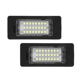 

LED License Plate Lights Super Bright Number Plate Lights Bull Bar Front Bumper License Plate Log Light For BMW E39 E82 E88 E90