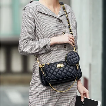 

Three Sets ZOOLER Cow Leather Women Crossbody Bags Purses Shoulder bags Ladies Luxury Bags Girls Leather Women Messenger bag 261