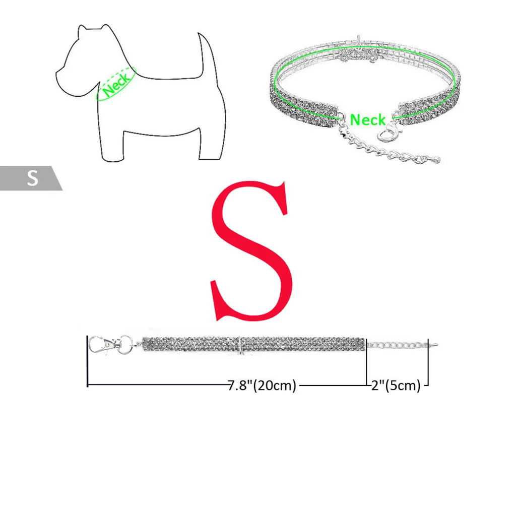 Ошейники для домашних животных, мини, блестящие стразы, чокер, мультяшное ожерелье в форме следа, изысканный гибкий галстук