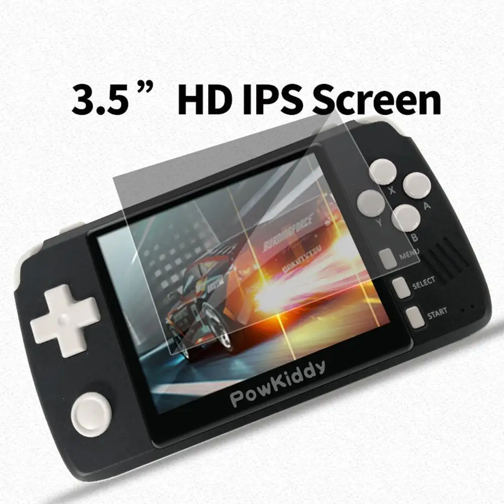 - Powkiddy Q80 Retro Video Game Console Handset 35 IPS Screen Memory 16G Games Open Simulator NEW 1000 Games BuiltIn PS1 T4N7