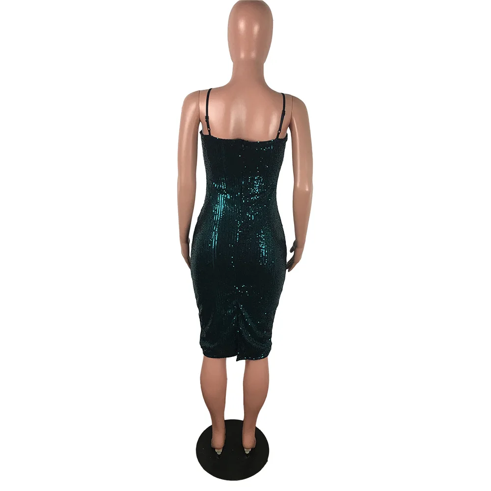 XURU Горячее предложение, тонкое платье с блестками на бретелях,, модное осеннее и зимнее сексуальное платье для ночного клуба, уличное хипстерское Повседневное платье