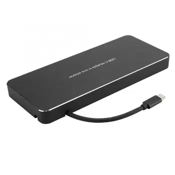 

9-in-1 Type-C Multifunctional Docking Station with 1080p 60hz Output Better Heat Dissipation