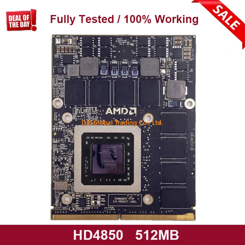 Для iMac A1312 A1311 512MB HD 4850 HD4850 HD4850m HD 4850 м VGA Видео Графика карты 109-B91157-00 216-0732025 рабочих