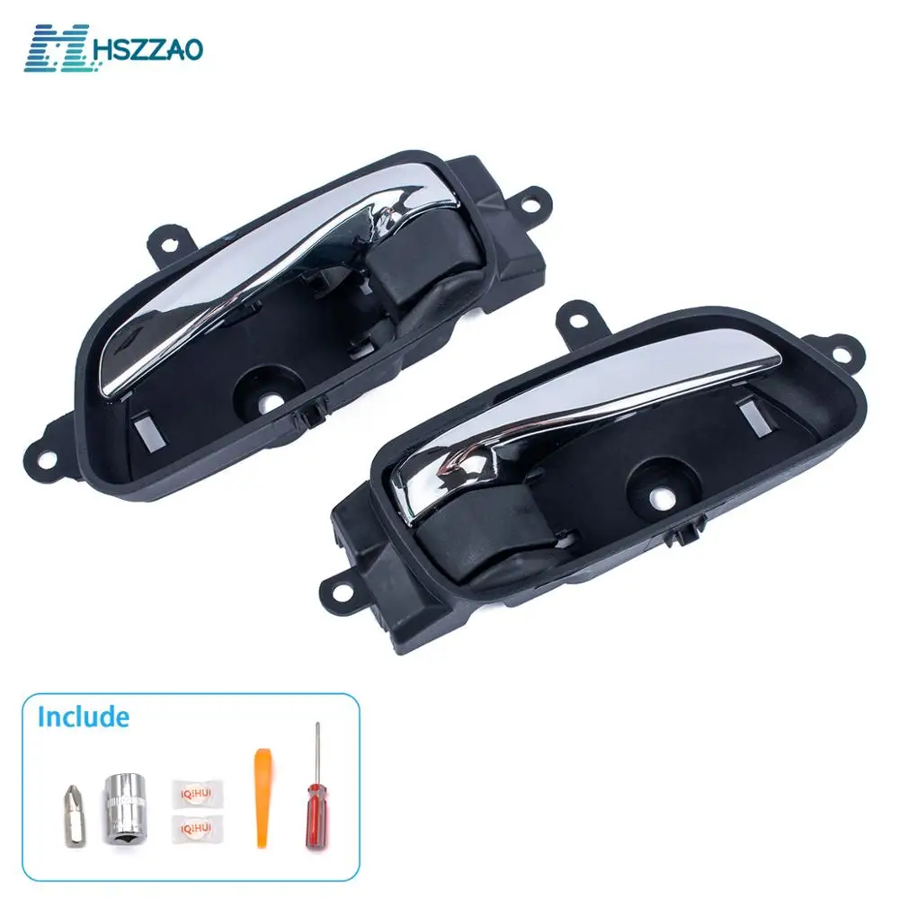 2 предмета внутренняя дверная ручка/ручка передней двери/80670-3TA0D(RH), 80671-3TA0D(ЛГ) Набор для Ниссан Altima Armada Murano Pathfinder