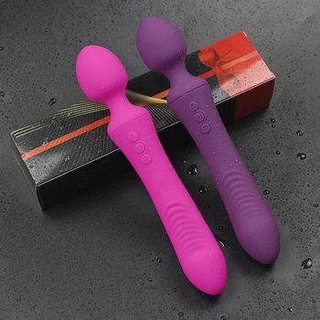 Soft Powerful Wand AV Vibrators for Women 20 speed Dual motor Dildo vibrator Massager Sex Toy Clitoris Vagina anus Stimulate 6