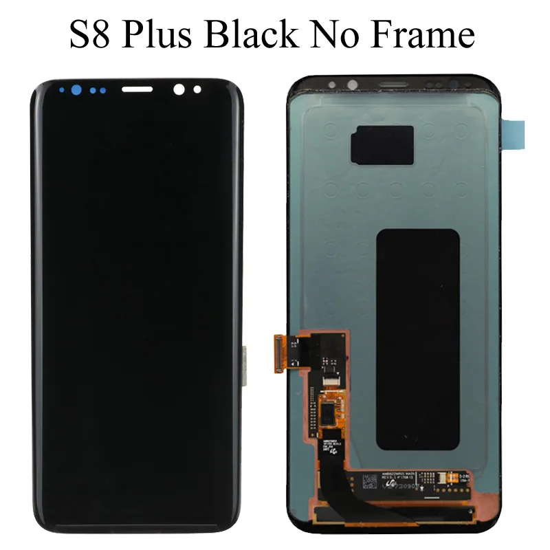 S8 S8plus экран дисплея для SAMSUNG Galaxy S8 экран Замена ЖК сенсорный дигитайзер сборка G950F G955 с рамкой - Цвет: S8 Plus l No Frame