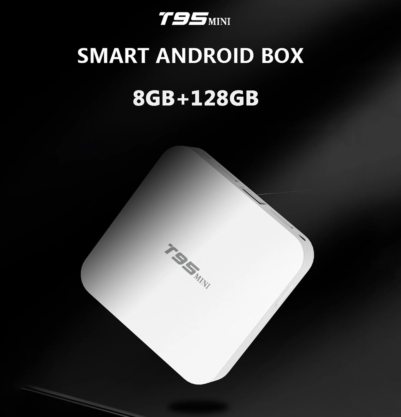 ТВ-приставка T95 на Android 10 0 Allwinner H313 2 4 ГГц Wi-Fi 8 + 128 ГБ | Электроника