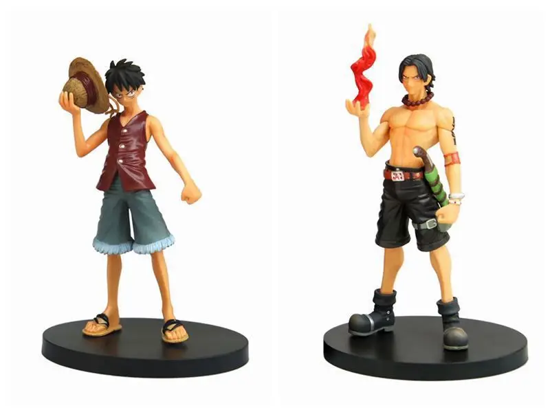 

One Piece D Title Will DX Group Vertical Type Luffy Ace Boxed Garage Kit