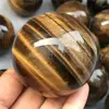 40-85mm Natural Tiger s Eye Quartz Crystal Sphere Ball Healing 2