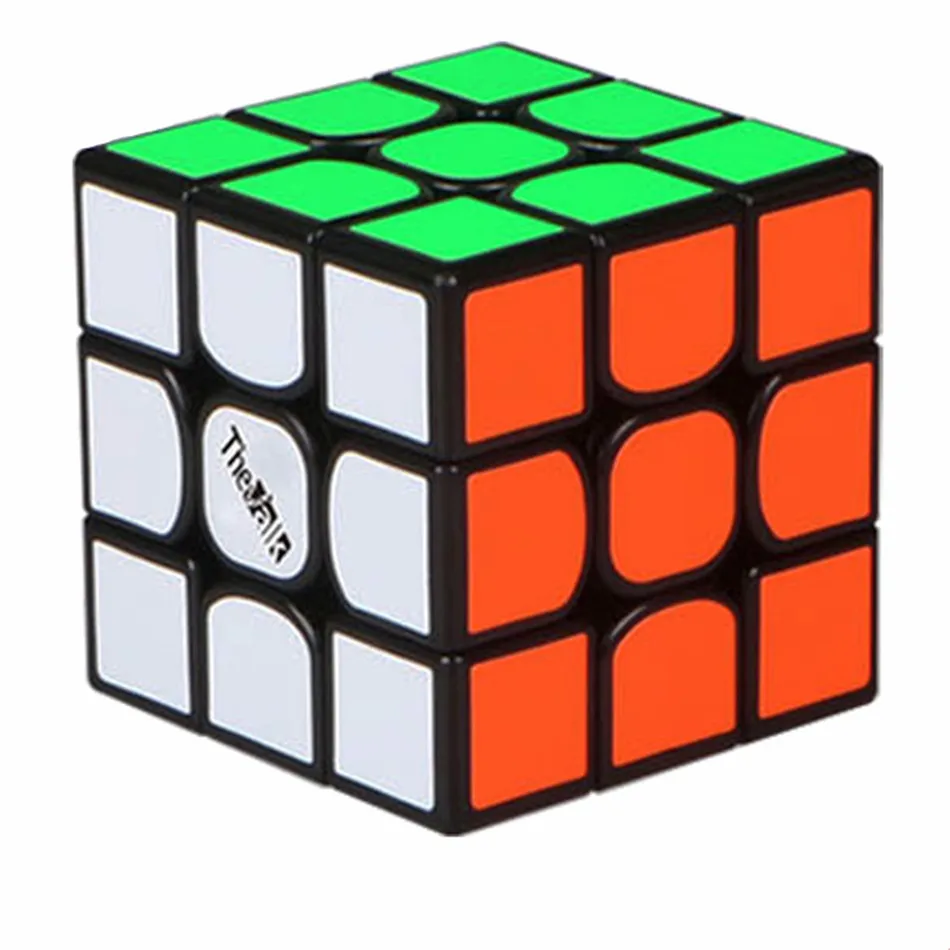 Mofangge Valk 3 Mini 3x3x3 Puzzle Cube 4.74cm Magic Cube Speed Valk3 Cubo Magico Professional Toys For Children - Color: Black