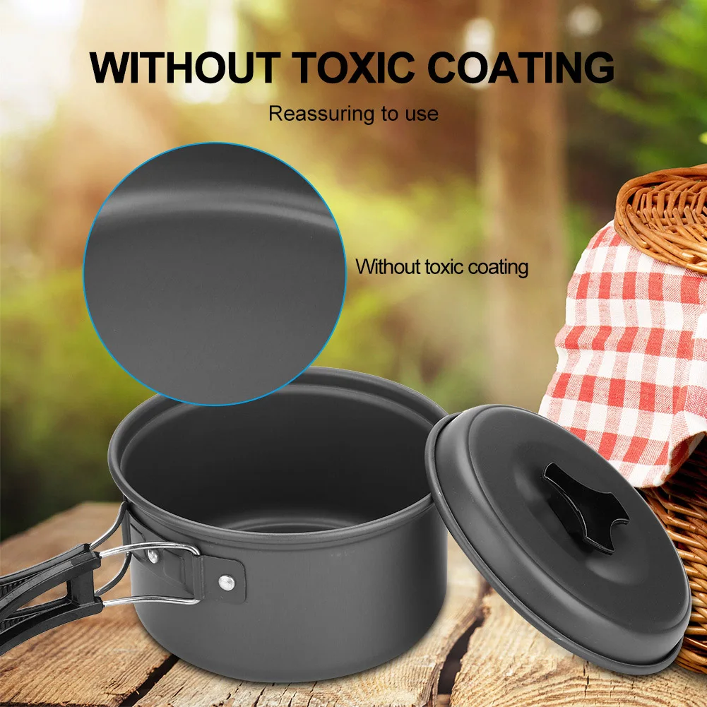 Outdoor Camping Barbecue Portable Cookware Set Picnic Barbecue Cooking