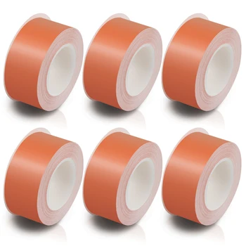 

6PK Red Mini Tapes LP15S for Tepra Lite Tape Label Stickers Compatible for LR20C LR30C LR5C Label Printer 15mmx4m Thermal Label