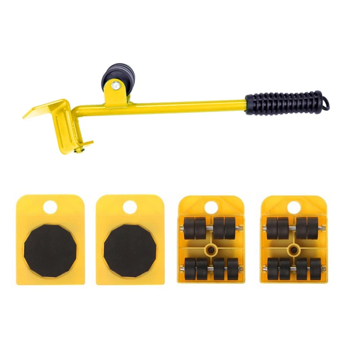 Home Portable Furniture Mover Heavy Object Lifter Steel Hand Tool Set Bear 200kg 360 Degrees Rotate QP2