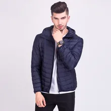 Мужская Легкая теплая куртка на утином пуху для пары, зимняя утолщенная Ультралегкая Повседневная зимняя куртка, большой размер 3XL, уличная парка