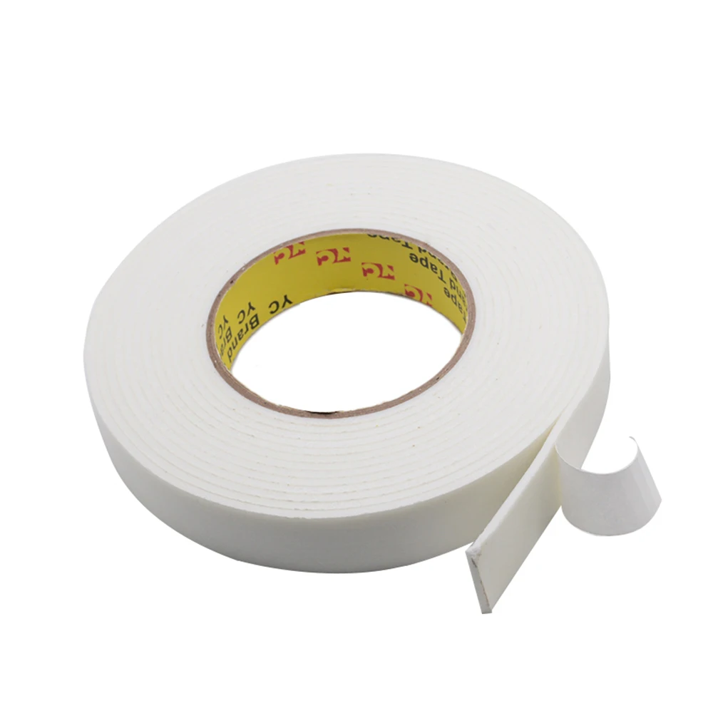 Heavy Duty Strong Double Sided Sticky Tape Foam Adhesive Craft Padded 5 Mtr Long 