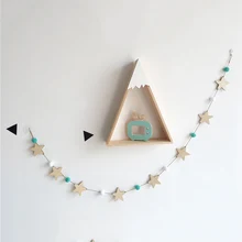 Подвесные Украшения для детской комнаты, детская кровать, навес для детской кроватки, Декор, милая звезда, украшения для дома, струны, Детские фотографии, реквизит, домашний декор