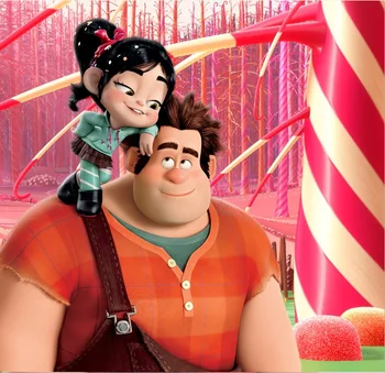 

8x8FT Wreck It Ralph Red Forest Woodland Trees Custom Photo Studio Background Backdrop Vinyl 10x10 10x12