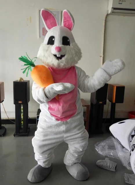 Pâques Lapin Mascot Déguisement Animal Taille Adulte Dessin Animé Cosplay