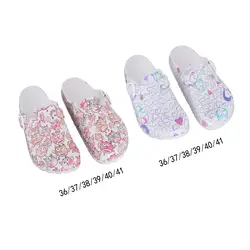 EVA laboratory doctor clogs Non-slip Nurse Clogs Shoes dentist Work slippers women nurse slippers Cute Cartoon Shoes
