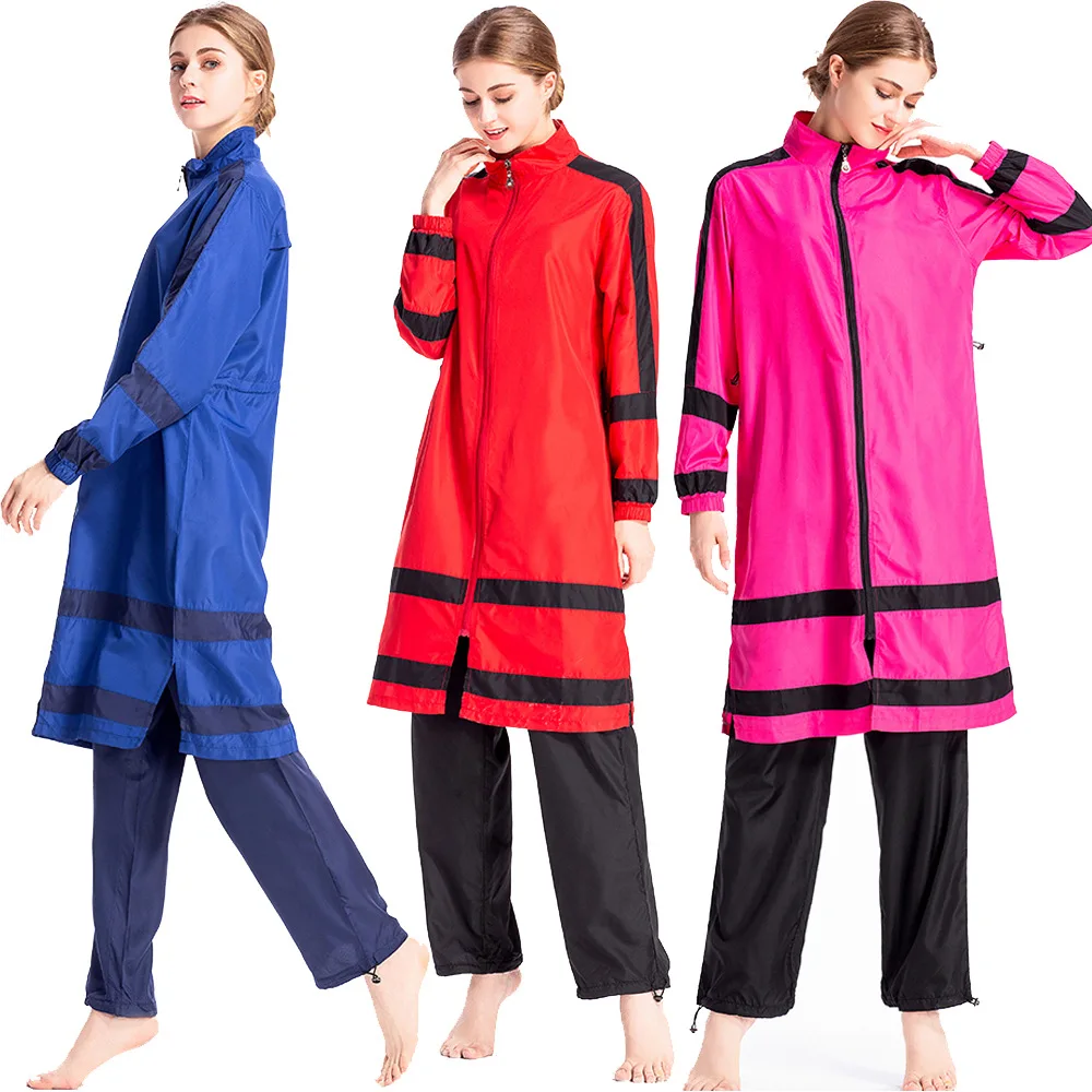 TaoBo 4XL Muslim Swimsuit for Women with Hat Southeast Asian Nationality Conservative Three-piece Sportswear Full Swimming Suit | Спорт и
