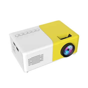 

LED Mini Projector 320x240 Pixels Supports 1080P PK YG300 HDMI USB Audio Wireless Portable Projector Home Media Video Player
